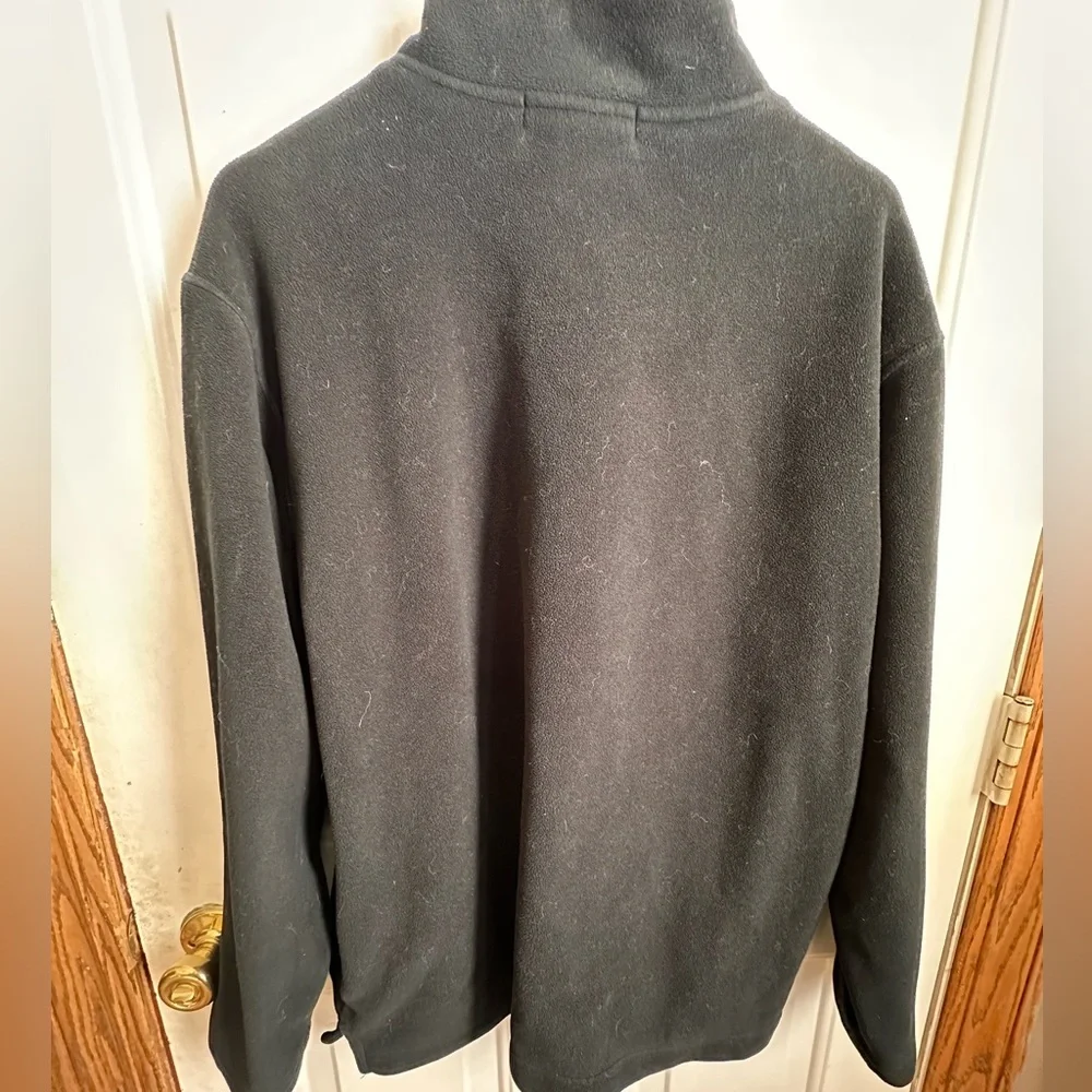 Banana Republic Men's Black Zip-Up Sweater Large Winter Layer Cold Cozy Basic